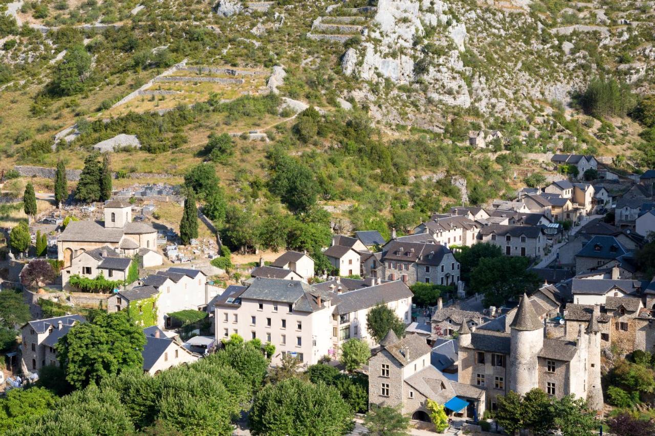 Hotel Des Bateliers La Malène Exterior foto