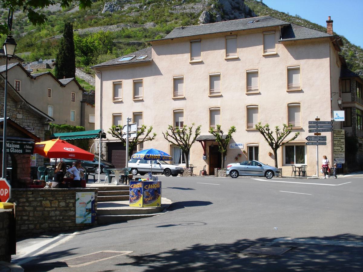 Hotel Des Bateliers La Malène Exterior foto