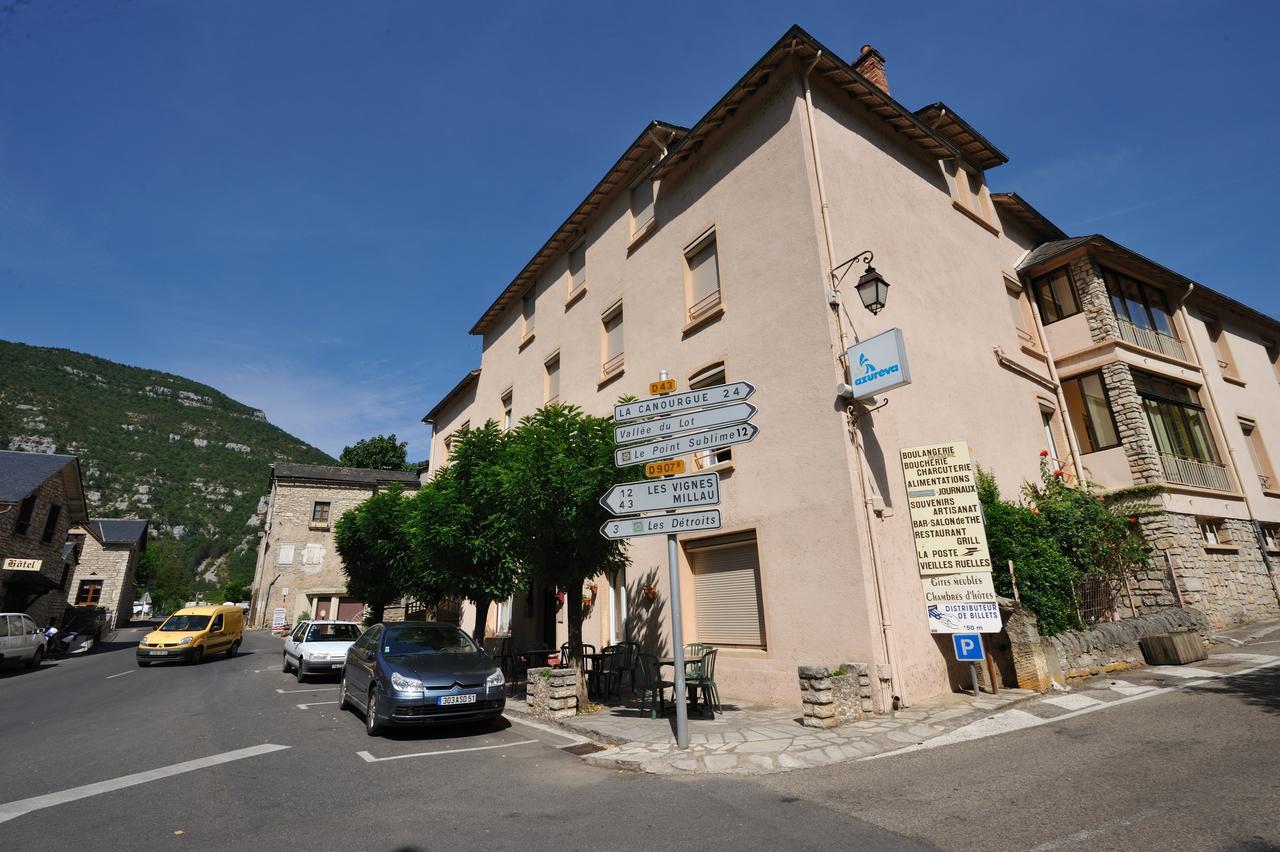 Hotel Des Bateliers La Malène Exterior foto
